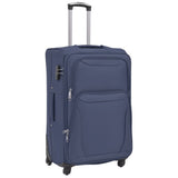 Vidaxl Trolleyset Navy Blue 3-Stück