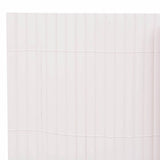 Vidaxl Gartenzäune doppelte 90 x 300 cm weiß