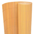 Vidaxx Gartenzaun doppelseitig 90x300 cm PVC gelb