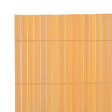 Vidaxx Gartenzaun doppelseitig 90x300 cm PVC gelb