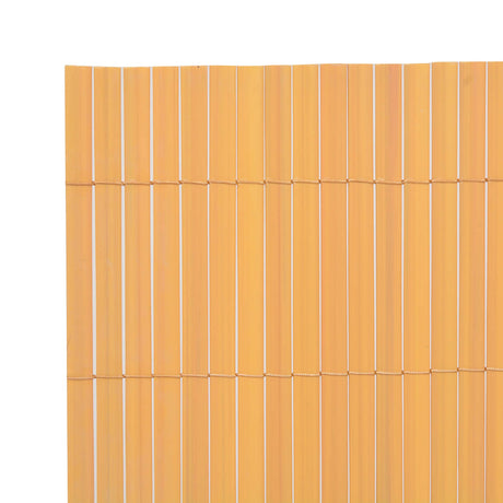 Vidaxx Gartenzaun doppelseitig 90x300 cm PVC gelb