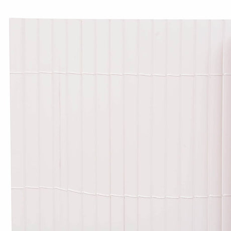 Vidaxl Gartenzäune doppelte 90 x 500 cm Weiß