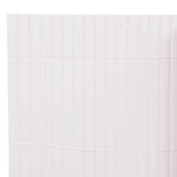 Vidaxl Gartenzäune doppelte 90 x 500 cm Weiß