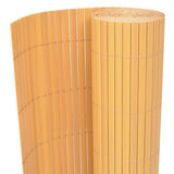 Vidaxl Gartenzäune doppelte 90 x 500 cm PVC Gelb