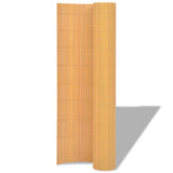 Vidaxl Gartenzäune doppelte 90 x 500 cm PVC Gelb