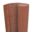 Vidaxl tuinhek bruin 150 x 500 cm pvc
