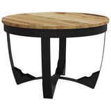 Vidaxl salontafel 60x40 cm massief ruw mangohout