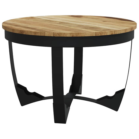 Vidaxl salontafel 60x40 cm massief ruw mangohout
