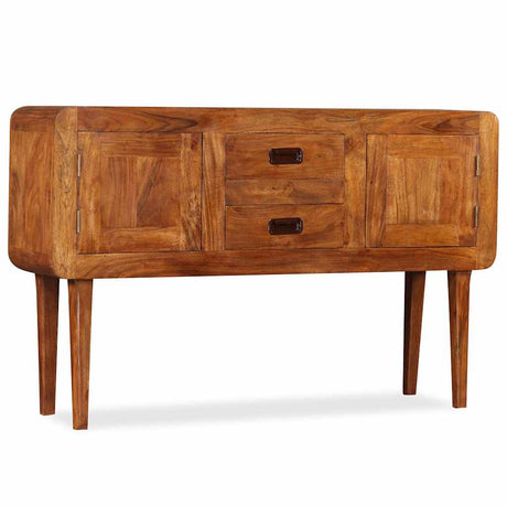 Vidaxl dressoir 120x30x75 cm massief hout met honingafwerking