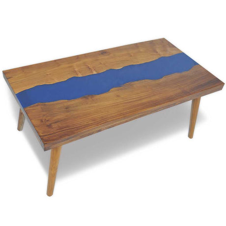 Vidaxl salontafel 100x50x40 cm teakhout hars