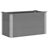 VIDAXL -Pflanzer erhoben 100x50x54 cm HKC Grau