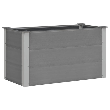 VIDAXL -Pflanzer erhoben 100x50x54 cm HKC Grau