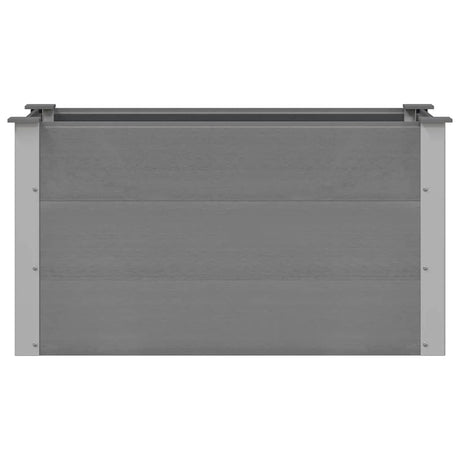 VIDAXL -Pflanzer erhoben 100x50x54 cm HKC Grau