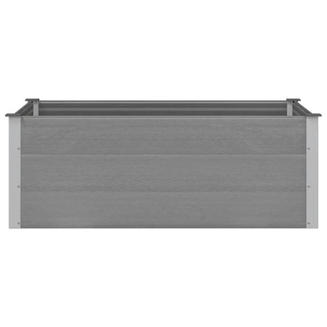 VIDAXL -Pflanzer erhöht 150x100x54 cm HKC Grau
