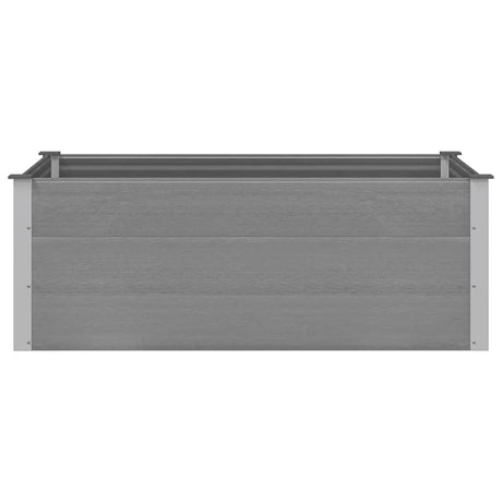 VIDAXL -Pflanzer erhöht 150x100x54 cm HKC Grau