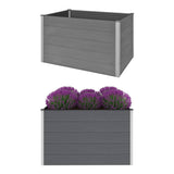 VIDAXL -Pflanzer erhöht 150x100x91 cm HKC Grey