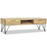 Vidaxl tv-meubel 120x35x35 cm massief teakhout