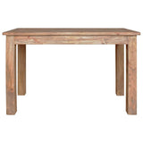 Vidaxl eettafel 120x60x77 cm massief mahoniehout