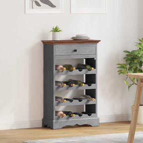 Vidaxl wijnrek 55x23x85 cm massief mahoniehout