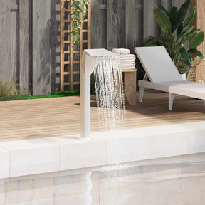 Vidaxl Swimming Pool Fountain 50x30x90 cm Stainless steel silver colored