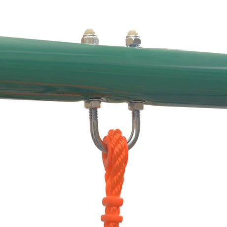 Vidaxx Schaukelset mit Rutsche und 3 Sitzen orange