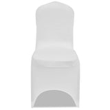 VidaXL Stuhlhussen Stretch weiß 100 Stk