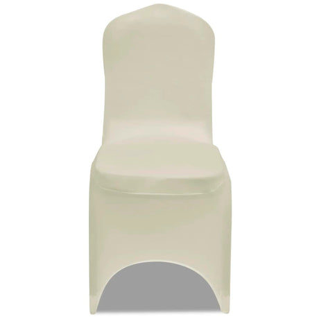 Vidaxl -Sitzabdeckungen Stretch Crème 100 Sts