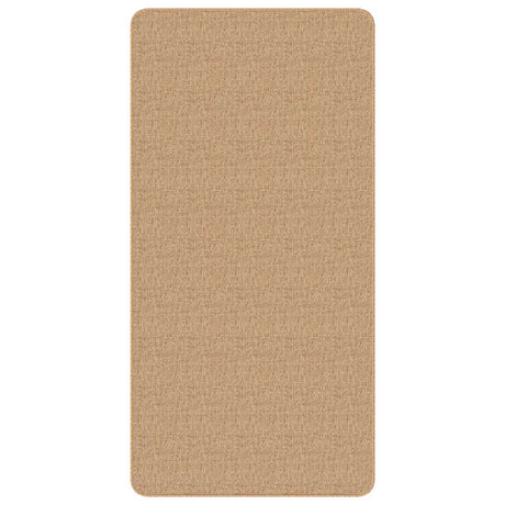 Vidaxl Teppich mit Latex unten 80x160 cm Jute natürlich