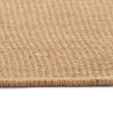 Vidaxl Teppich mit Latex unten 120x180 cm Jute Natürlich