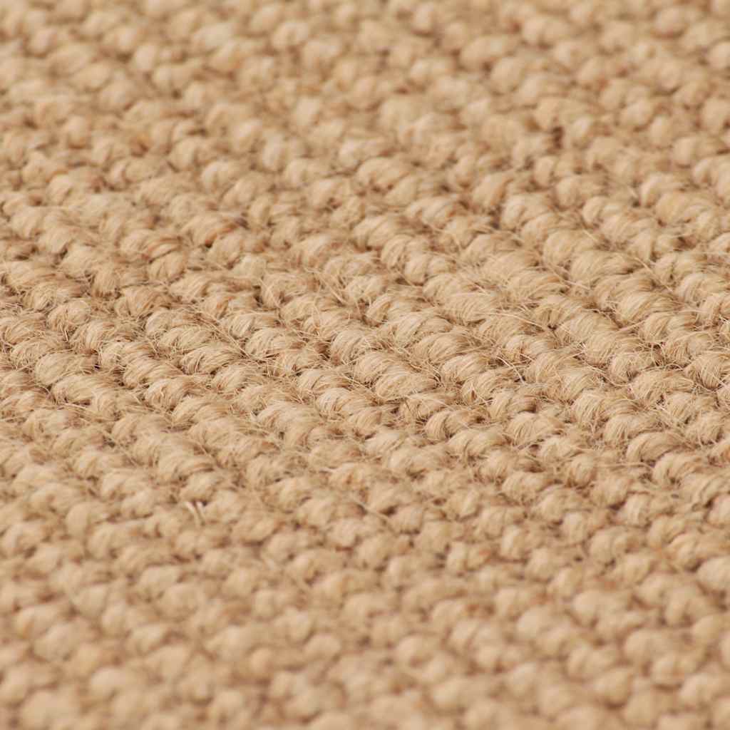 Vidaxl Teppich mit Latex unten 160x230 cm Jute natürlich
