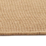 Vidaxl Teppich mit Latex unten 160x230 cm Jute natürlich