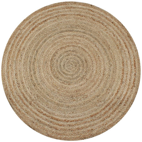 Vidaxl Teppich um 120 cm geflochtene Jute