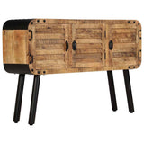Vidaxl dressoir 120x30x76 cm massief mangohout