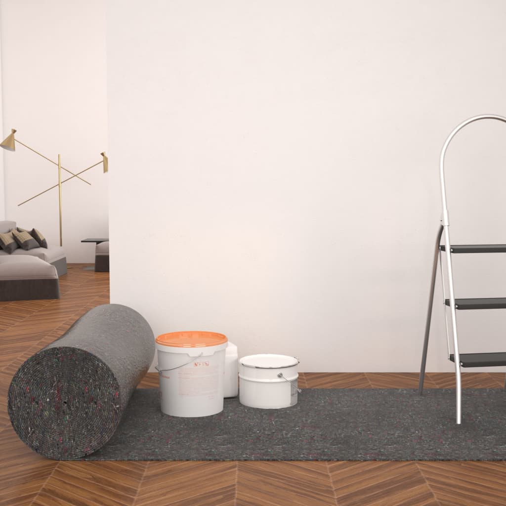 Vidaxl Painting Vlie Anti-Slip 50 m 280 g m² Grau 2 STs