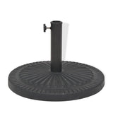 Vidaxl Parasol Fuß um 14 kg Harz schwarz