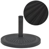 Vidaxl Parasol Fuß um 29 kg Harz schwarz