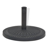 Vidaxl Parasol Fuß um 29 kg Harz schwarz