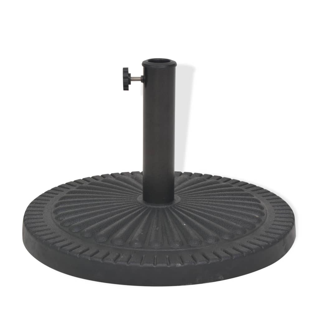 Vidaxl Parasol Fuß um 29 kg Harz schwarz