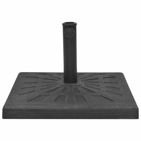 Vidaxl Parasol Foot Square 19 kg Harz schwarz