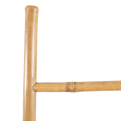 Vidaxl -Handtuchleiter mit 5 Sport 150 cm Bambus