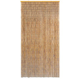 Vidaxx Fliegenvorhang 100x200 cm Bambus