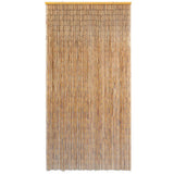 Vidaxx Fliegenvorhang 100x200 cm Bambus