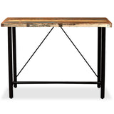 Vidaxl bartafel 120x60x107 cm massief gerecycled hout