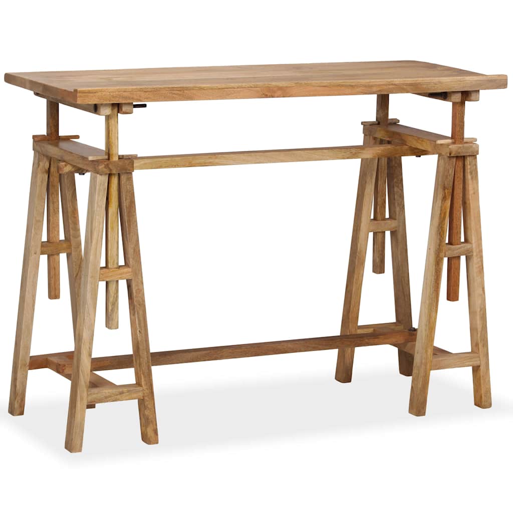 Vidaxl tekentafel 116x50x76 cm massief mangohout