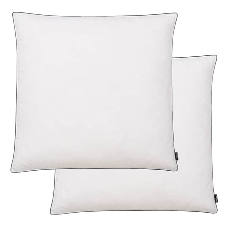 Vidaxl -Kissen 2 ST Light 80x80 cm Down Fieber Weiß