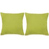 VIDAXL Dekorative Kissenset 60x60 cm Velours Grün 2-Stück