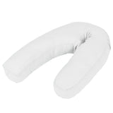 Vidaxl Schwangerschaftskissen J-förmig 54x (36-43) cm weiß