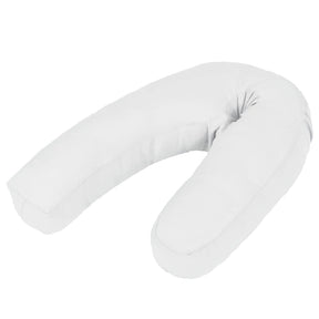 Vidaxl Schwangerschaftskissen J-förmig 54x (36-43) cm weiß