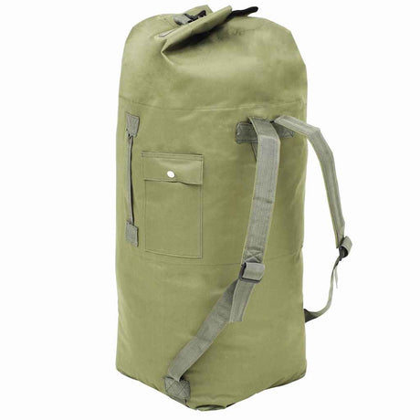 Vidaxl Sports Bag Armee Style 85 l Olive Green
