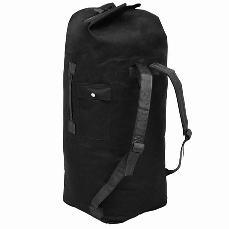 Vidaxl Plunjezak Armee Stil 85 L Schwarz